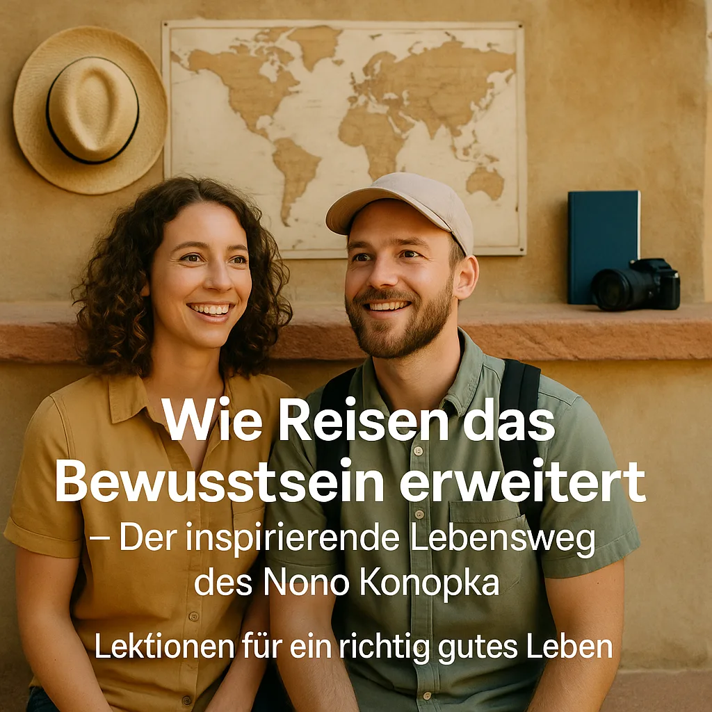 Wie Reisen das Bewusstsein erweitert – Der inspirierende Lebensweg des Nono Konopka. Lektionen für ein richtig gutes Leben (Folge 330)
