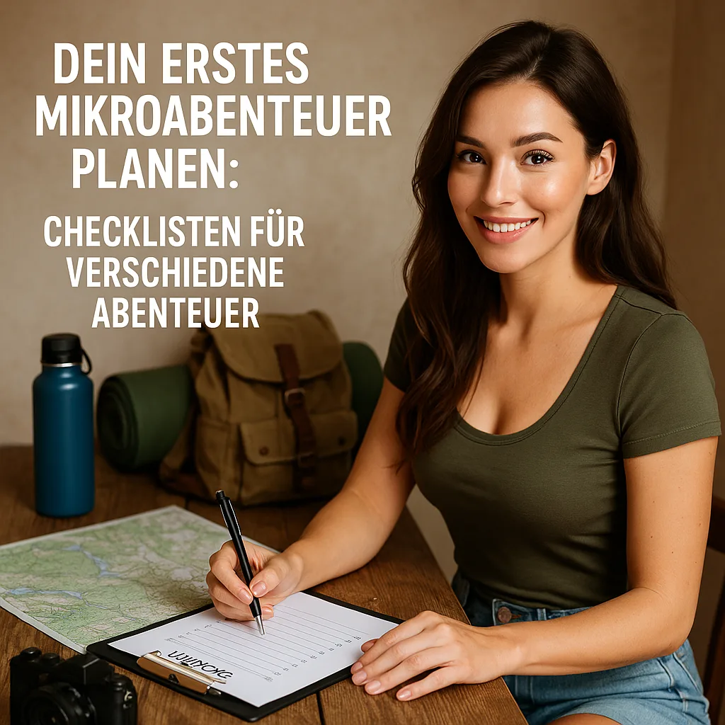 Dein erstes Mikroabenteuer planen: Checklisten für verschiedene Abenteuer. Inspiration und praktische Tipps für unvergessliche Erlebnisse. Die Macht der Mikroabenteuer: Kleine Auszeiten für große Erlebnisse: Entdecke die Abenteuer vor deiner Tür!