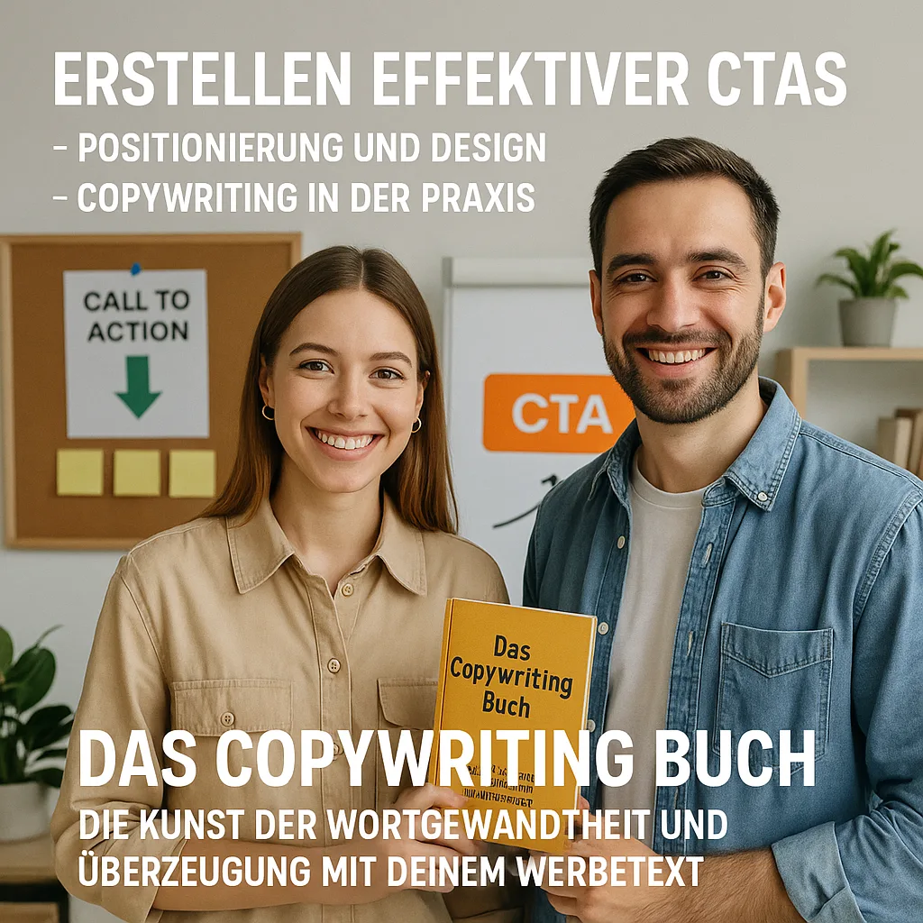 Erstellen effektiver CTAs. Positionierung und Design. Copywriting in der Praxis. Das Copywriting Buch. Die Kunst der Wortgewandtheit und Überzeugung mit deinem Werbetext