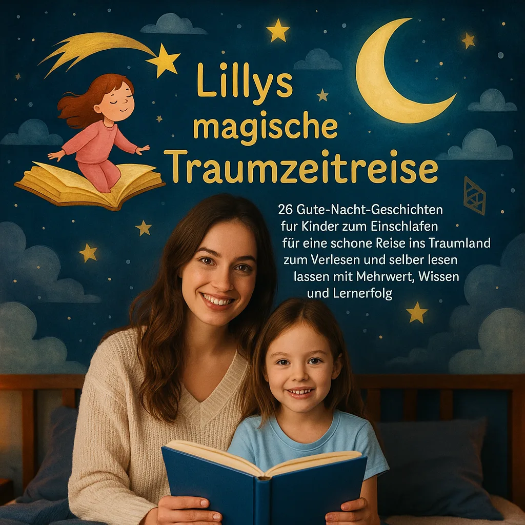 Lillys magische Traumzeitreise. 26 Gute Nacht Geschichten für Kinder zum Einschlafen für eine schöne Reise ins Traumland zum Vorlesen und selber lesen lassen mit Mehrwert, Wissen und Lernerfolg Buch von Markus Flicker