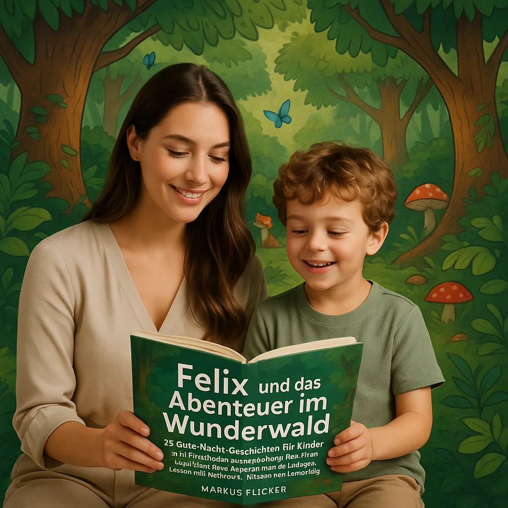 Felix und das Abenteuer im Wunderwald. 26 Gute Nacht Geschichten für Kinder zum Einschlafen für eine schöne Reise ins Traumland zum Vorlesen und selber lesen lassen mit Mehrwert, Wissen und Lernerfolg Buch von Markus Flicker