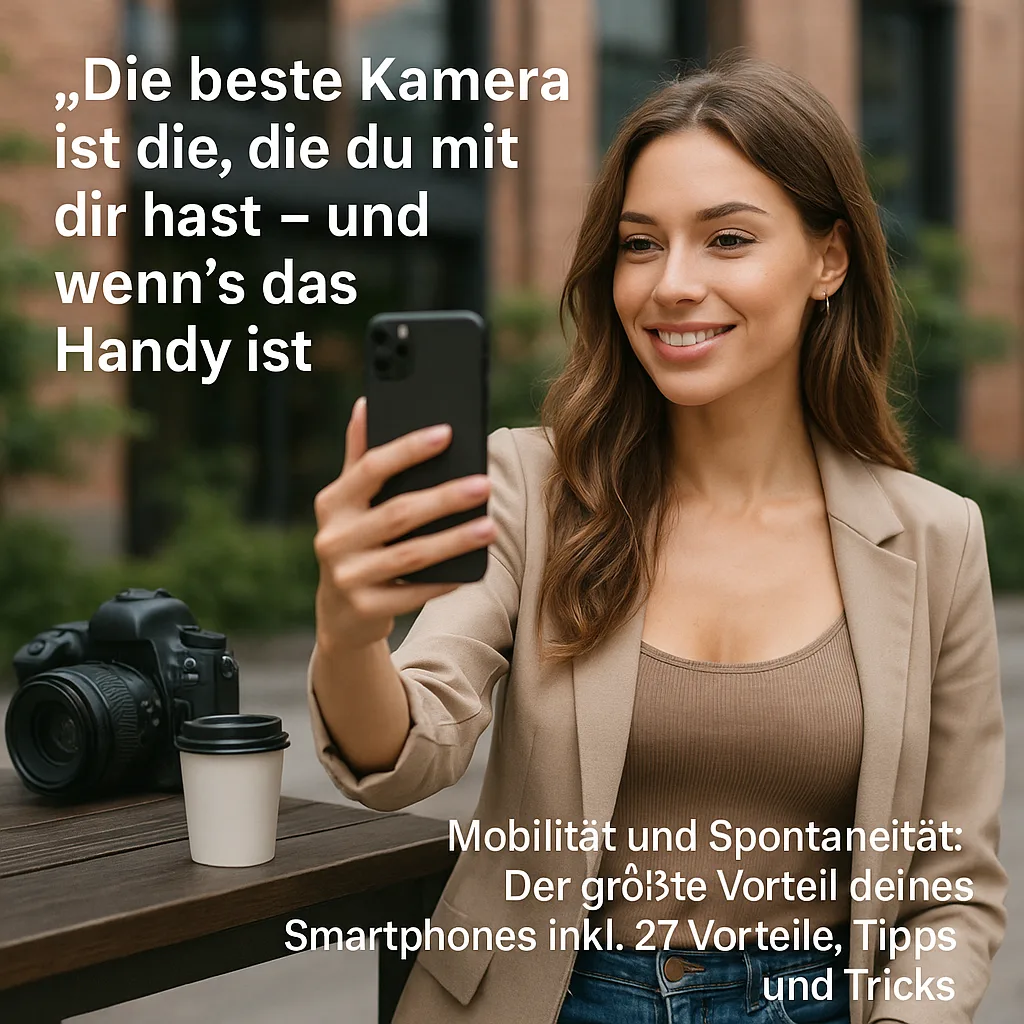 Mehr über den Artikel erfahren Die beste Kamera ist die, die du mit dir hast – und wenn’s das Handy ist. Mobilität und Spontaneität: Der größte Vorteil deines Smartphones inkl. 27 Vorteile, Tipps und Tricks