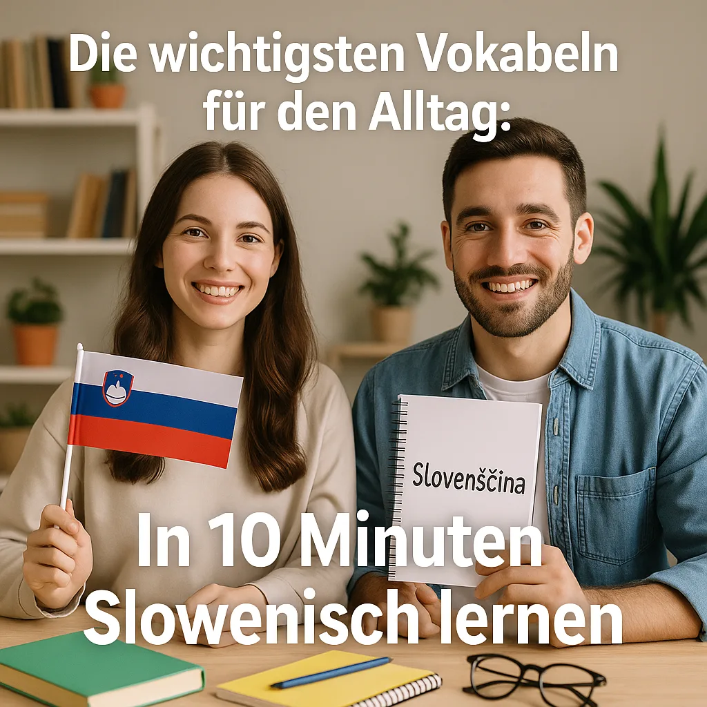 Die wichtigsten Vokabeln für den Alltag: In 10 Minuten slowenisch lernen