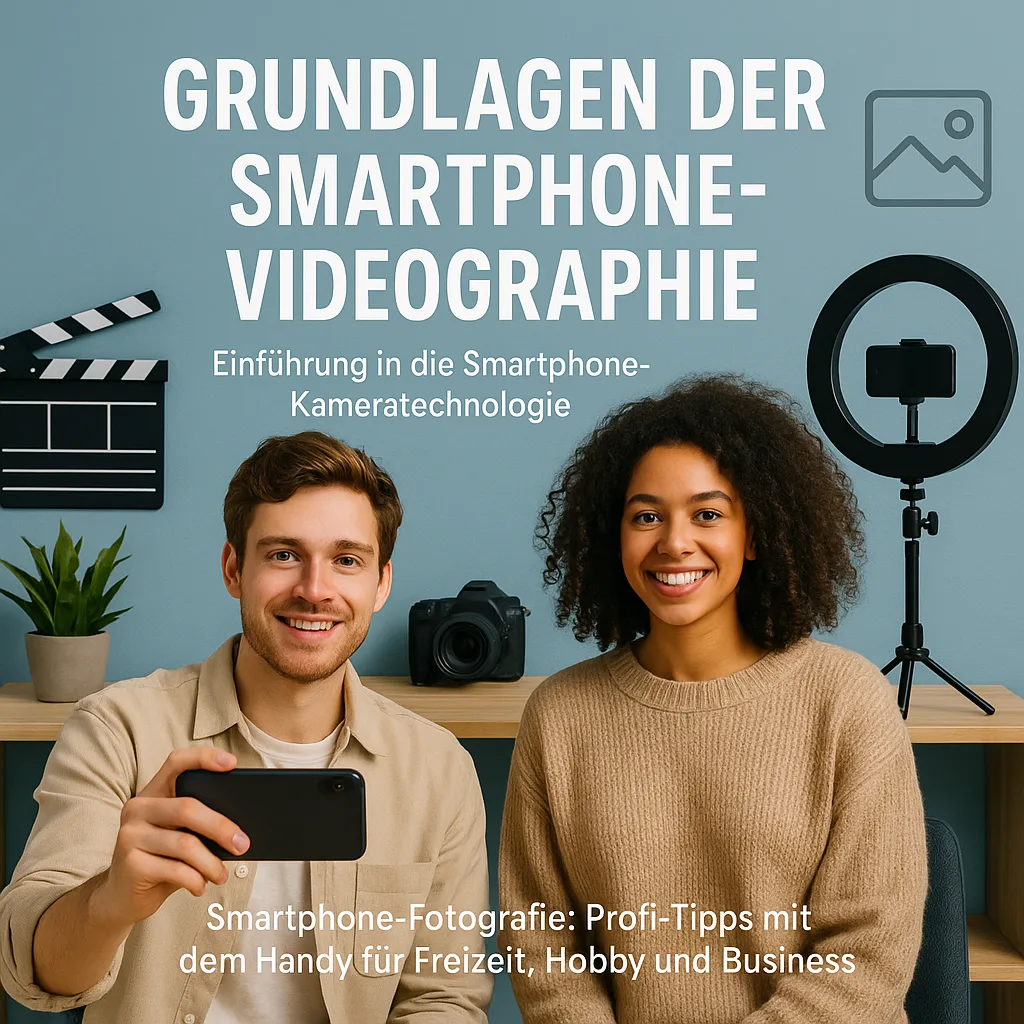 Grundlagen der Smartphone Videographie. Einführung in die Smartphone-Kameratechnologie. Fotografieren und Filmen mit dem Smartphone für Fotos und Videos: Smartphone-Fotografie: Profi-Tipps mit dem Handy für Freizeit, Hobby und Business