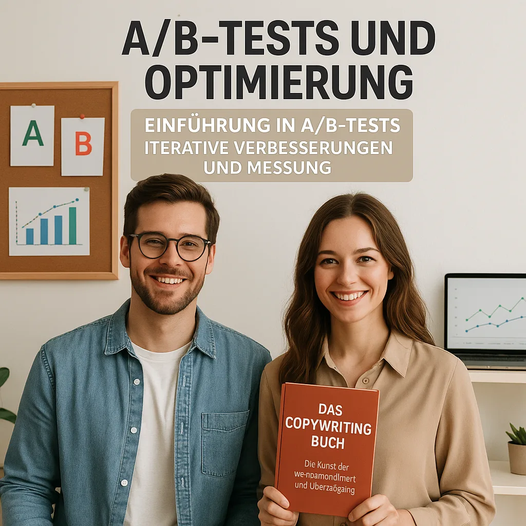 A/B-Tests und Optimierung. Einführung in A/B-Tests. Iterative Verbesserungen und Messung. Das Copywriting Buch. Die Kunst der Wortgewandtheit und Überzeugung mit deinem Werbetext