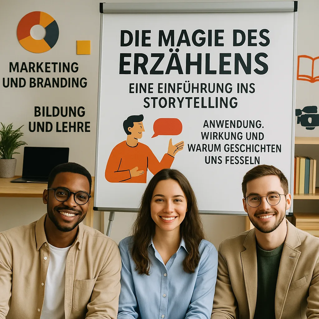 Marketing und Branding. Bildung und Lehre. Journalismus und Dokumentation. Die Magie der Erzählung, eine Einführung ins Storytelling. Anwendung, Wirkung und warum Geschichten uns fesseln.