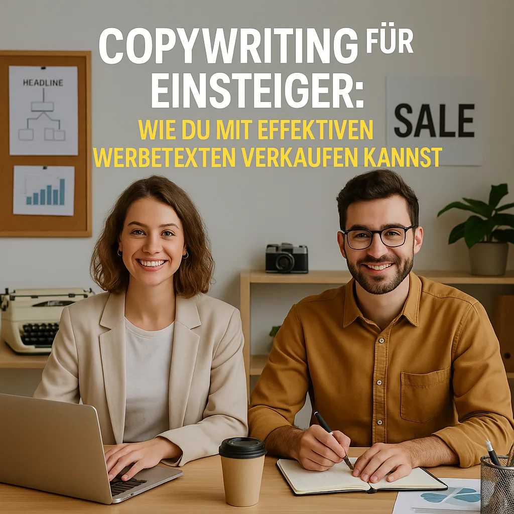 Copywriting für Einsteiger: Wie du mit effektiven Werbetexten Verkaufen kannst