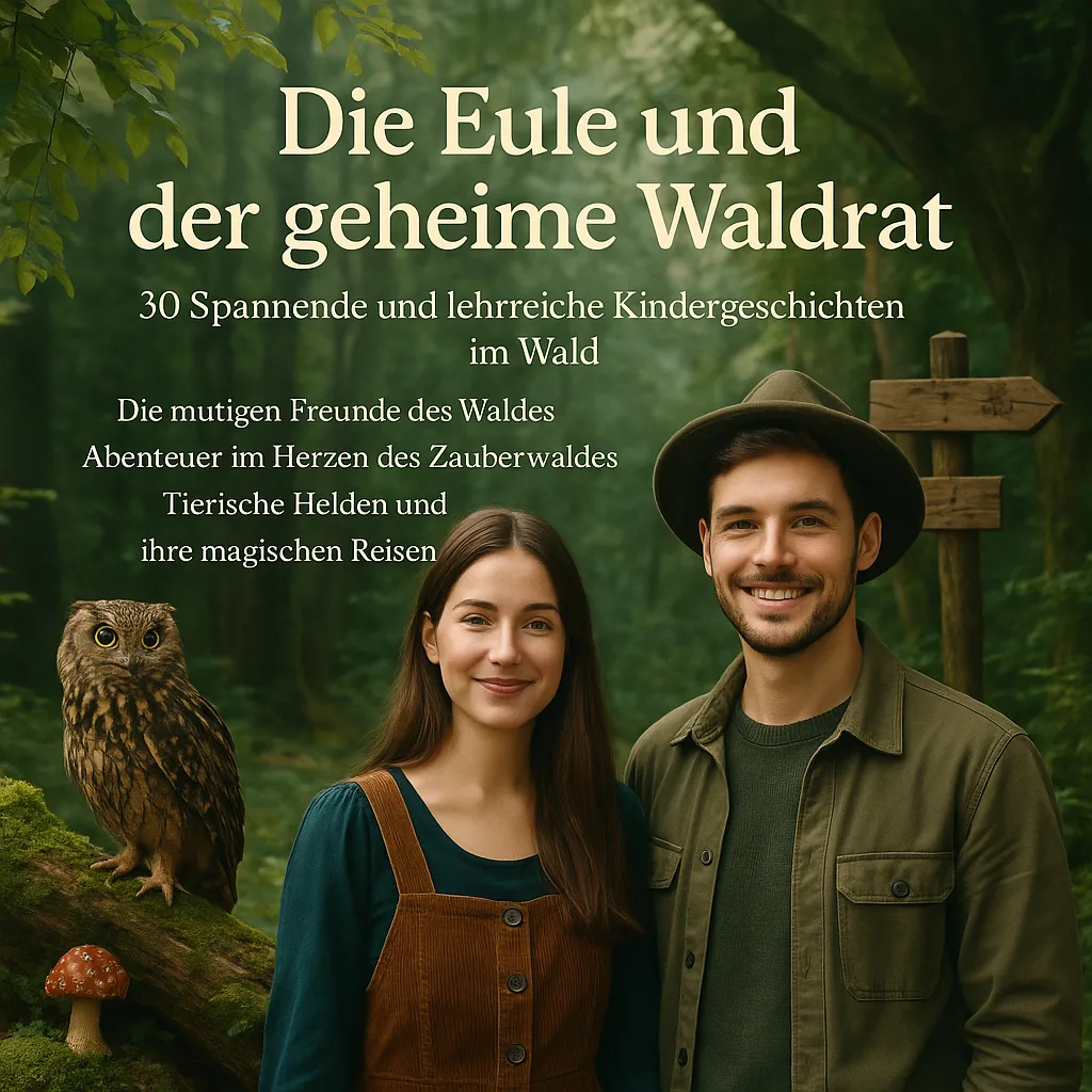 Die Eule und der geheime Waldrat. 30 Spannende und lehrreiche Kindergeschichten im Wald. Die mutigen Freunde des Waldes. Abenteuer im Herzen des Zauberwaldes. Tierische Helden und ihre magischen Reisen.