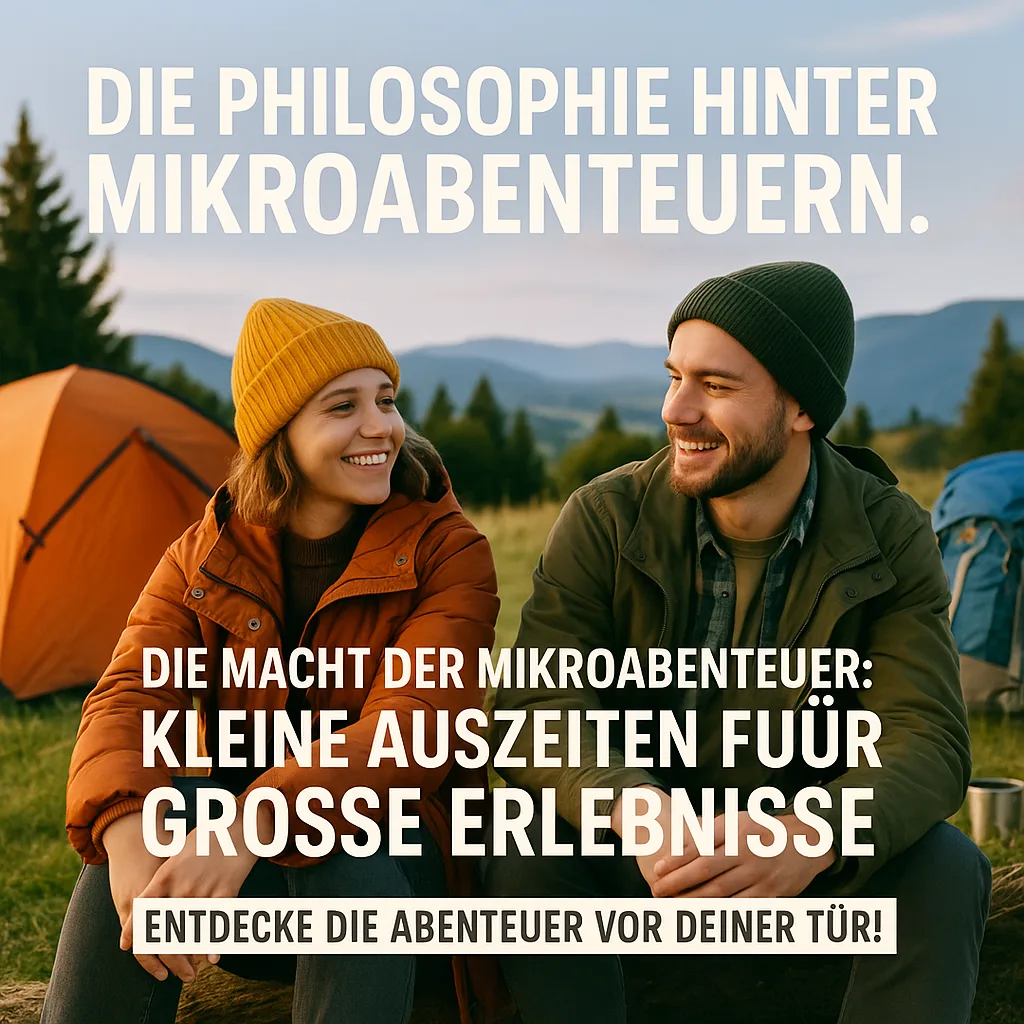 Die Philosophie hinter Mikroabenteuern. Die Macht der Mikroabenteuer: Kleine Auszeiten für große Erlebnisse: Entdecke die Abenteuer vor deiner Tür!
