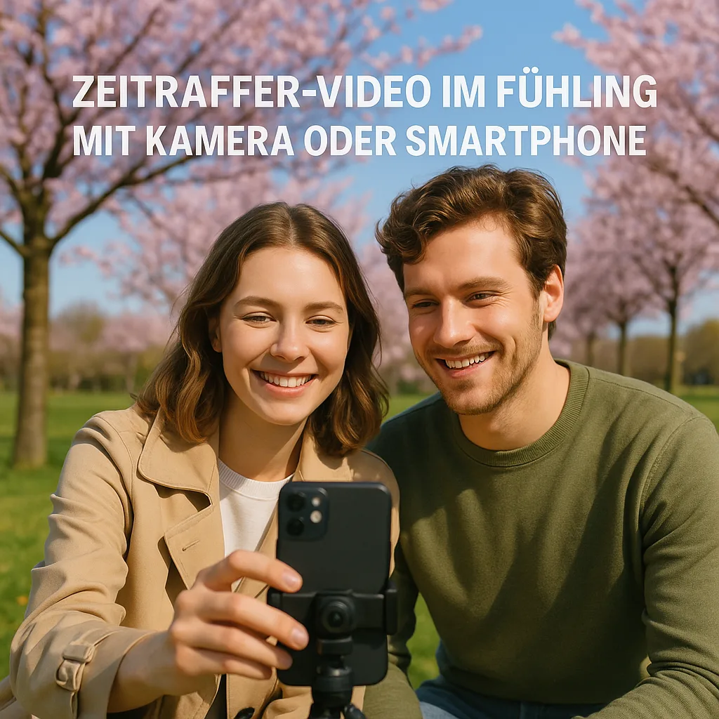 Zeitraffer Video im Frühling mit Kamera oder Smartphone. Fotografieren und Filmen mit dem Smartphone: Bessere Fotos und Videos mit dem Handy für Freizeit, Hobby und Business