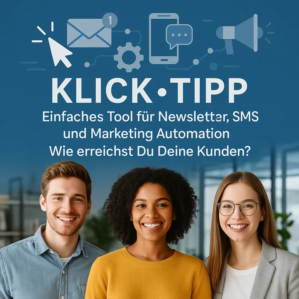 Klick Tipp: Einfaches Tool für Newsletter, SMS und Marketing Automation. Wie erreichst Du Deine Kunden?
