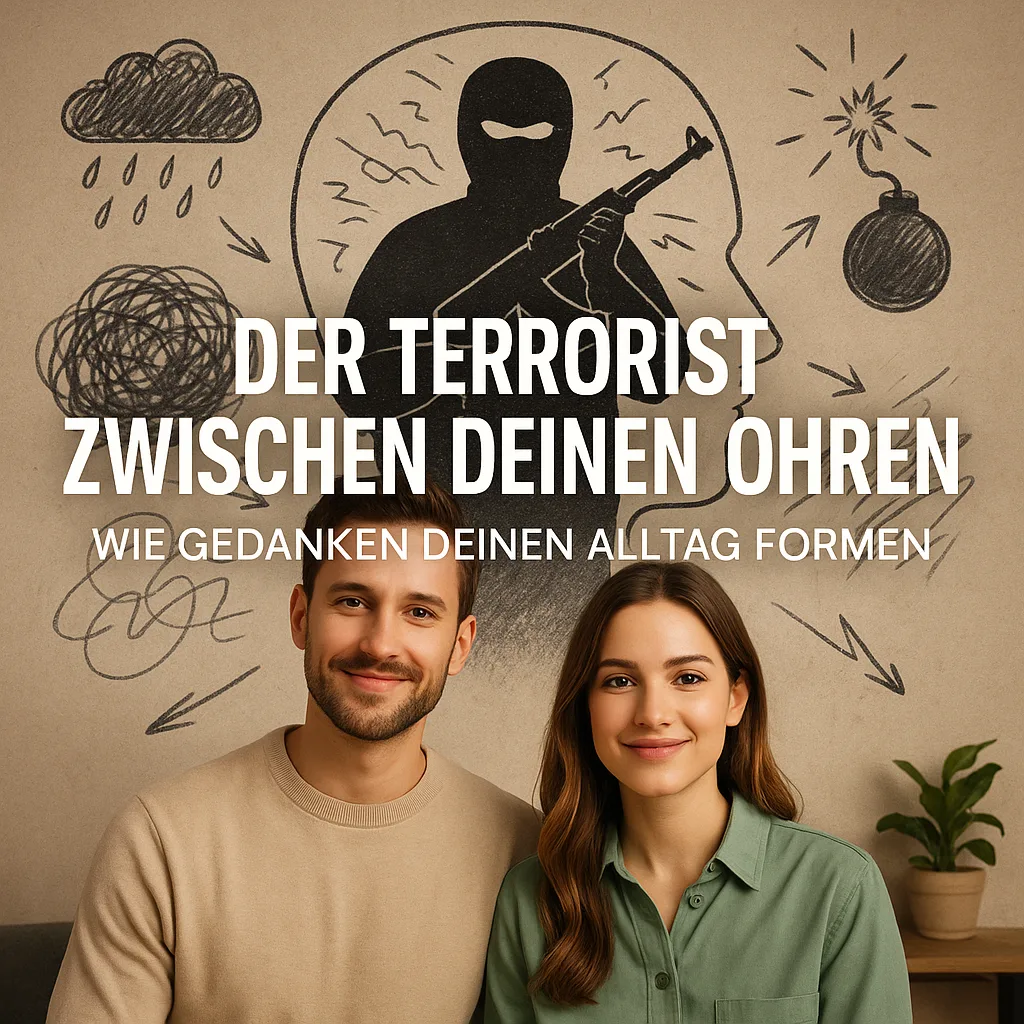 Mehr über den Artikel erfahren Der Terrorist zwischen deinen Ohren. Wie Gedanken deinen Alltag formen inkl. 37 Tipps für klare Gedanken
