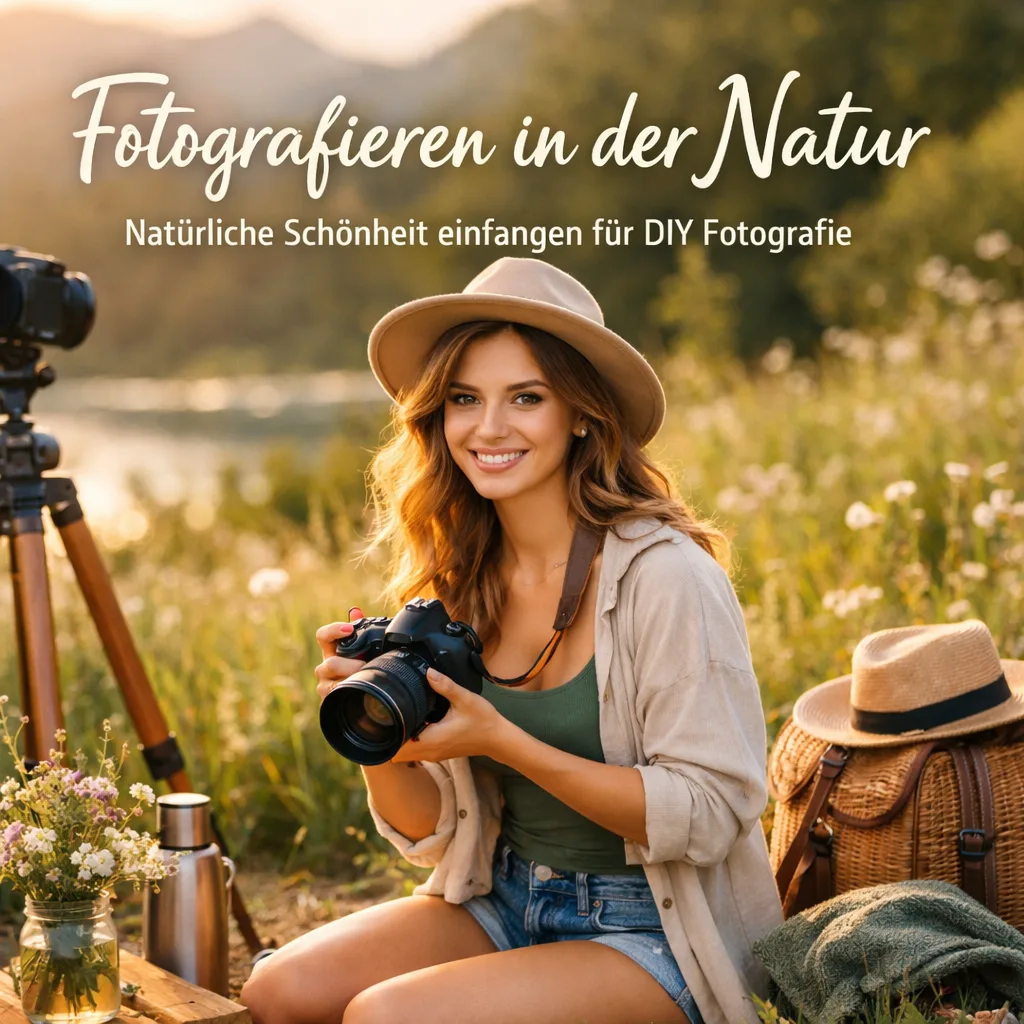 Fotografieren in der Natur. Natürliche Schönheit einfangen für DIY Fotografie. Kreative DIY-Fotografie
