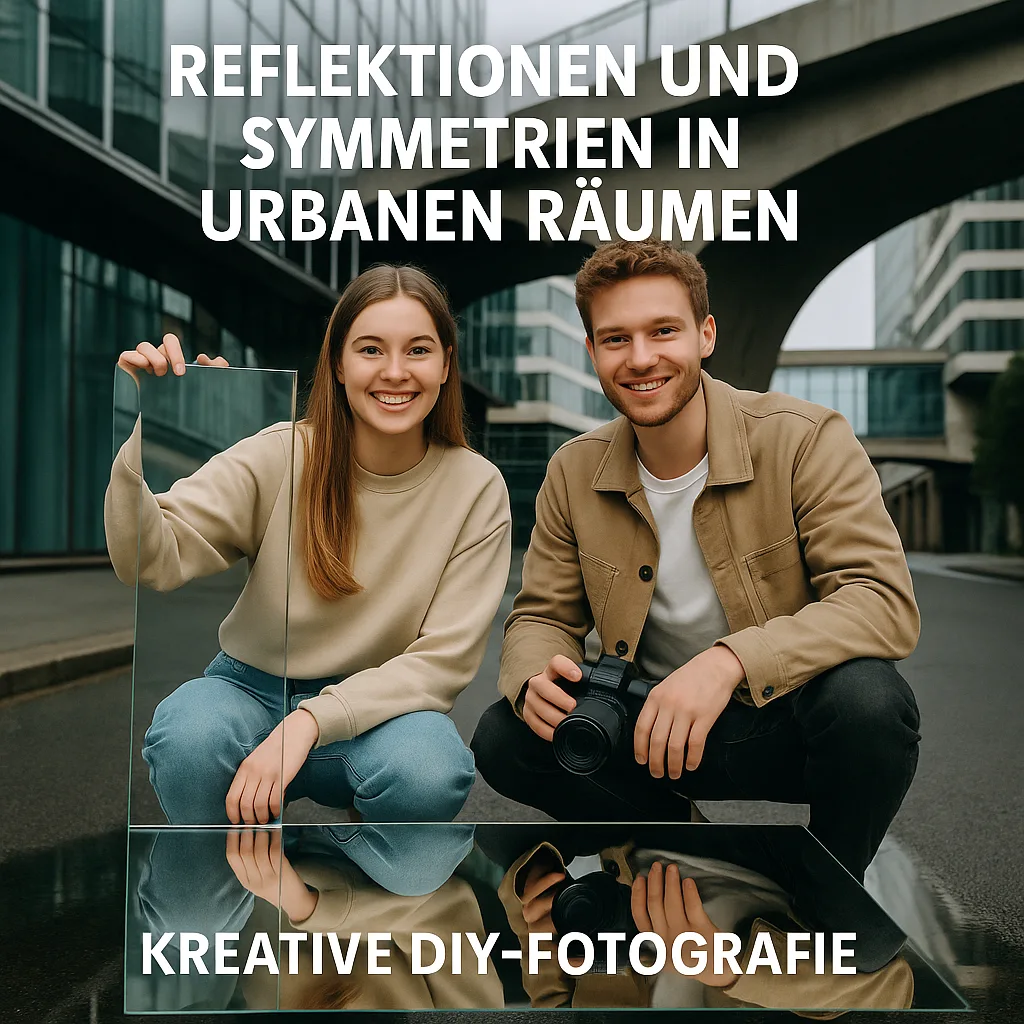 Reflektionen und Symmetrien in urbanen Räumen für DIY Fotografie. Kreative DIY-Fotografie – Zuhause, in der Stadt und in der Natur