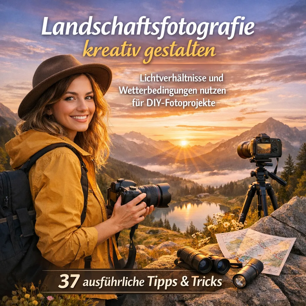 Mehr über den Artikel erfahren Landschaftsfotografie kreativ gestalten. Lichtverhältnisse und Wetterbedingungen nutzen für DIY-Fotoprojekte inkl. 37 ausführliche Tipps und Tricks