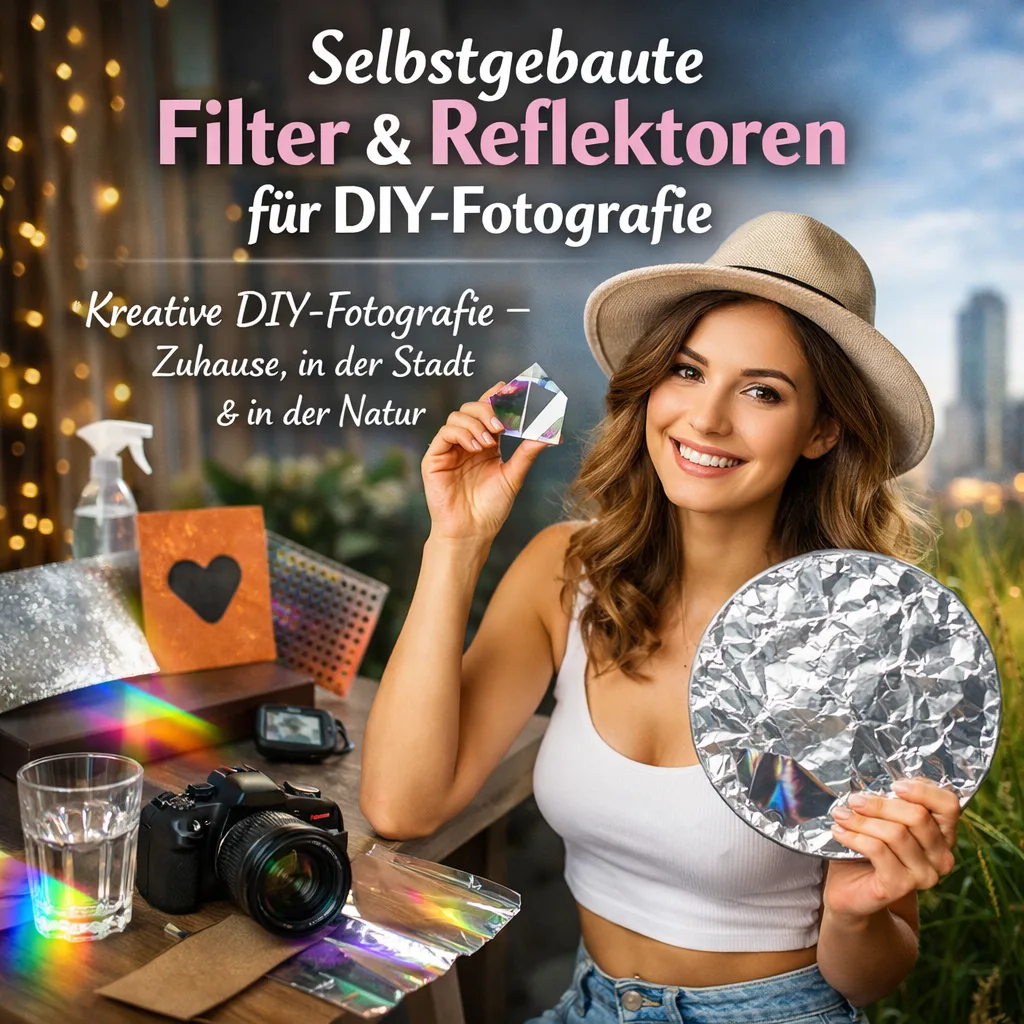 Mehr über den Artikel erfahren Selbstgebaute Filter und Reflektoren für DIY-Fotografie. Kreative DIY-Fotografie – Zuhause, in der Stadt und in der Natur inkl. 17 Punkte Checkliste