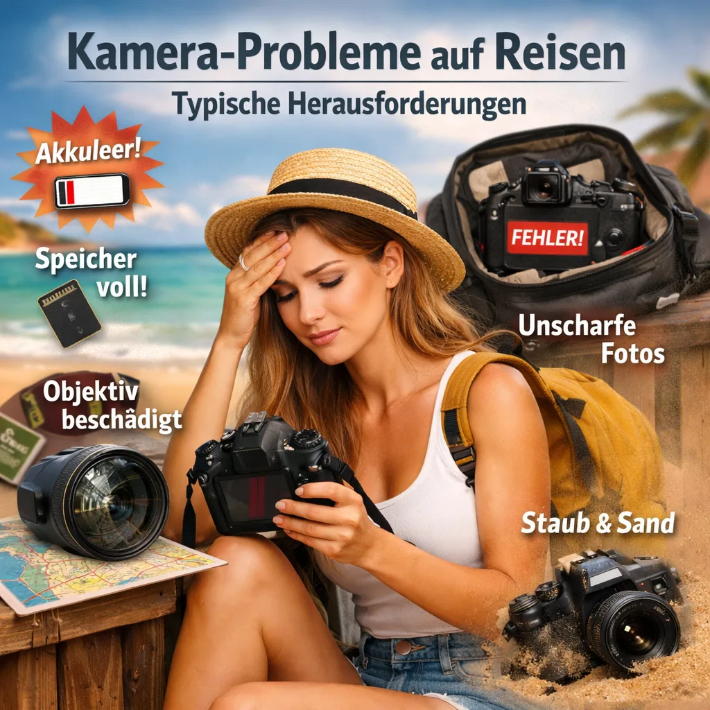 Verschiedene Kameraprobleme auf Reisen und typische Herausforderungen