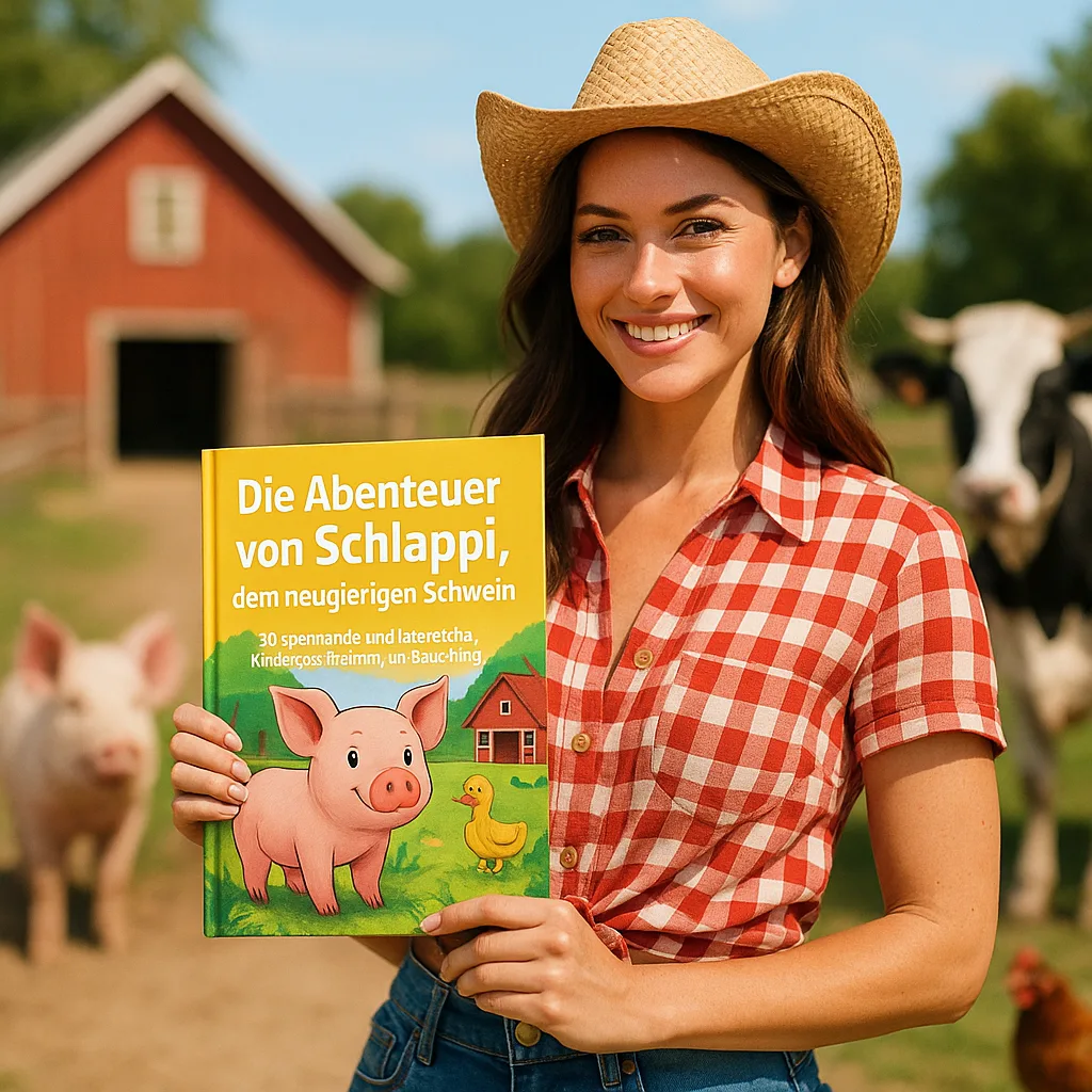 Die Abenteuer von Schlappi, dem neugierigen Schwein. 20 Spannende und lehrreiche Kindergeschichten am Bauernhof. Tierische Geschichten voller Mut und Freundschaft. Erzählungen von Entdeckern und Freunden. Abenteuer und Freundschaften in der Tierwelt