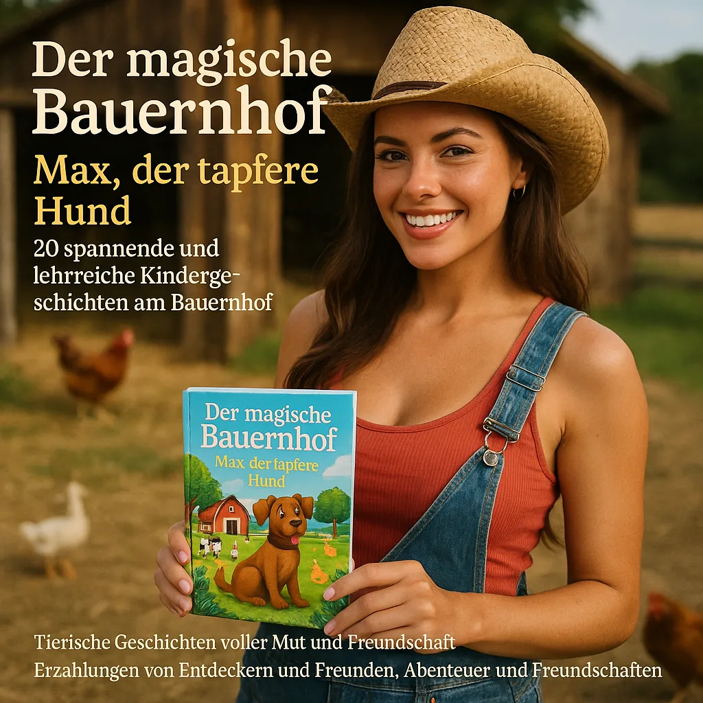 Der magische Bauernhof: Max, der tapfere Hund. 20 Spannende und lehrreiche Kindergeschichten am Bauernhof. Tierische Geschichten voller Mut und Freundschaft. Erzählungen von Entdeckern und Freunden. Abenteuer und Freundschaften in der Tierwelt