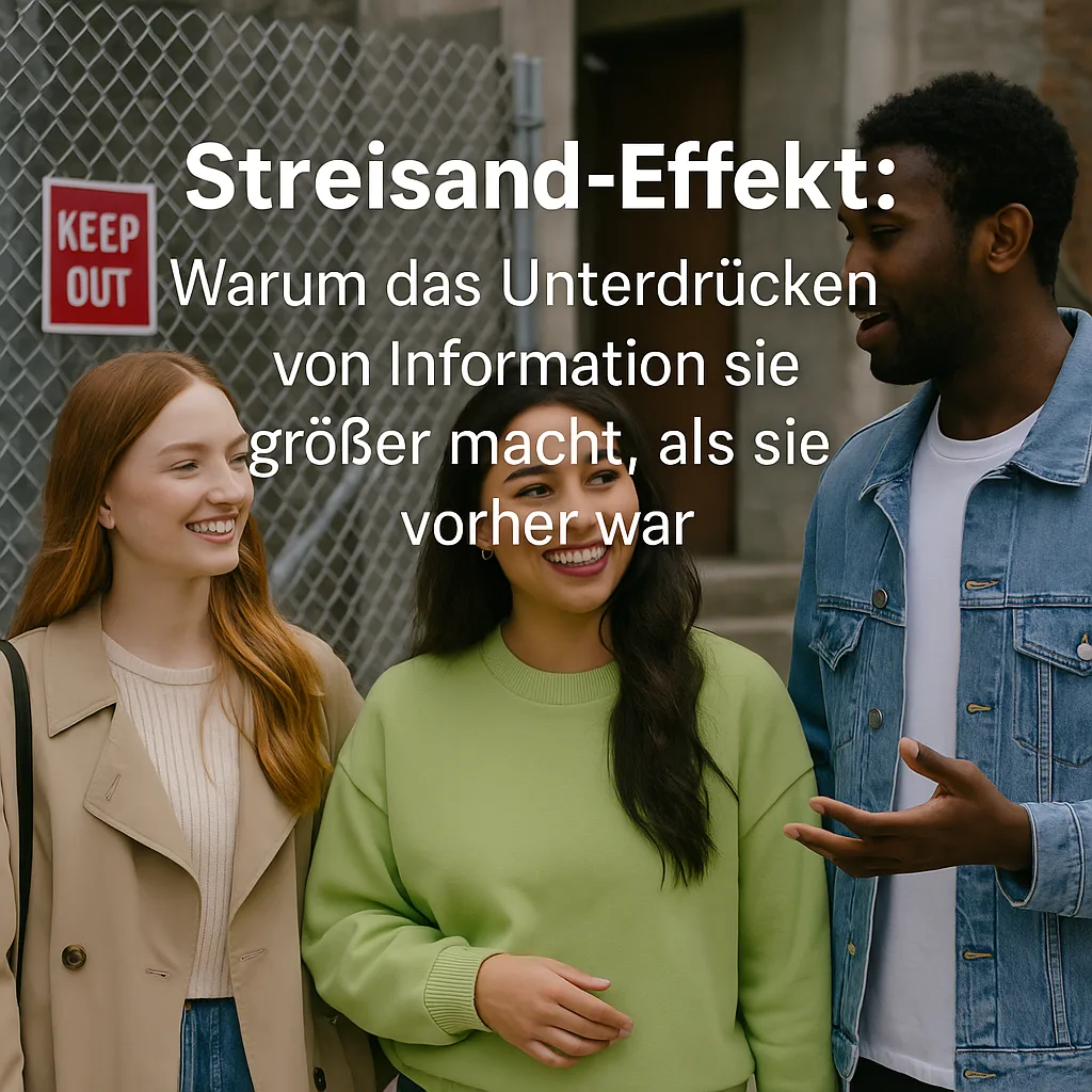 Mehr über den Artikel erfahren Streisand-Effekt: Warum das Unterdrücken von Information sie größer macht, als sie vorher war