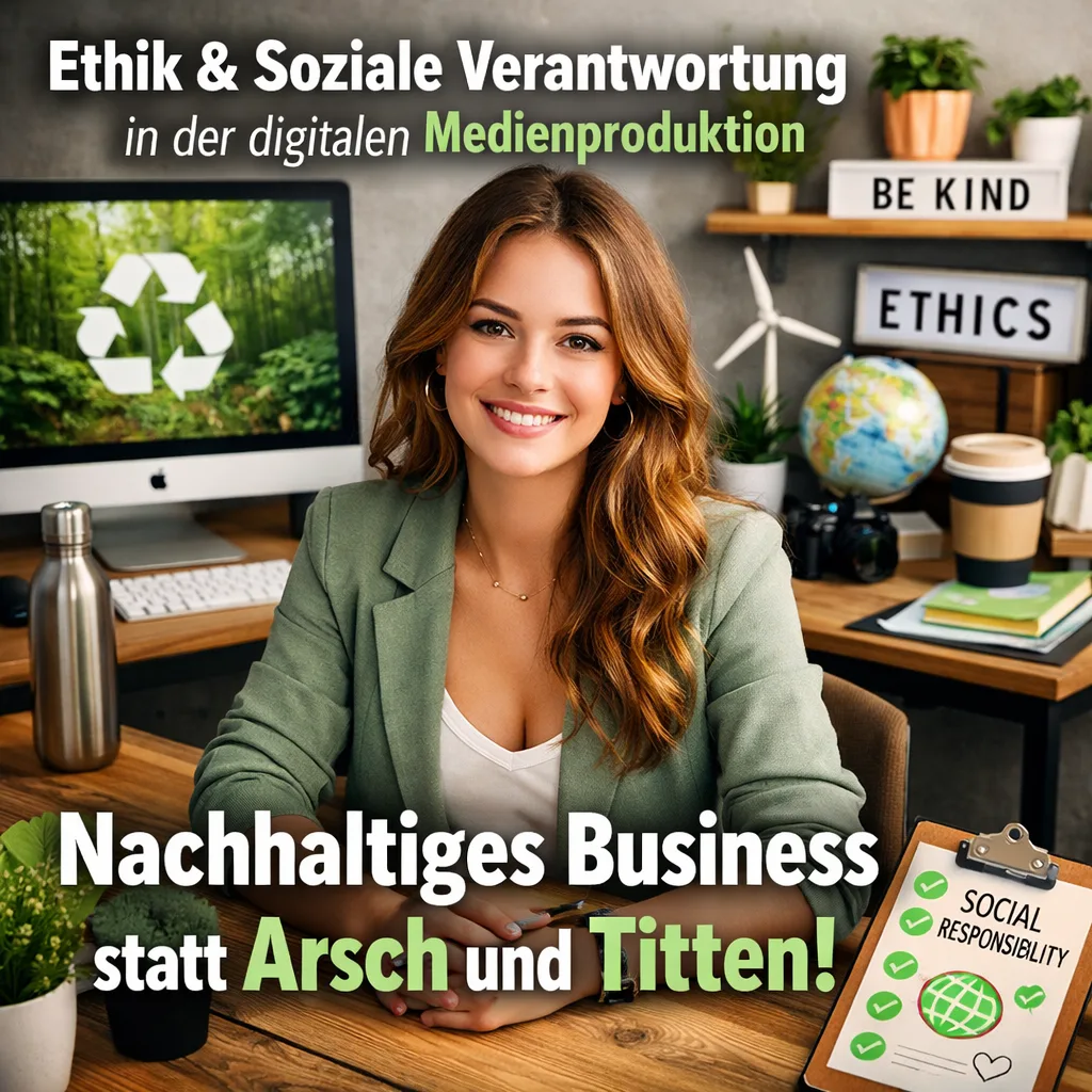 Mehr über den Artikel erfahren Ethik und soziale Verantwortung in der digitalen Medienproduktion. Nachhaltiges Business statt Arsch und Titten! Inkl. 4 Tipps und Tricks