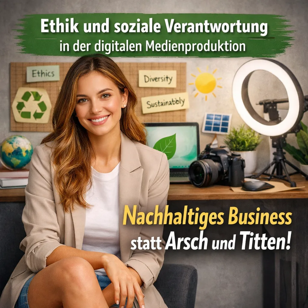 Ethik und soziale Verantwortung in der digitalen Medienproduktion. Nachhaltiges Business statt Arsch und Titten! Inkl. 4 Tipps und Tricks