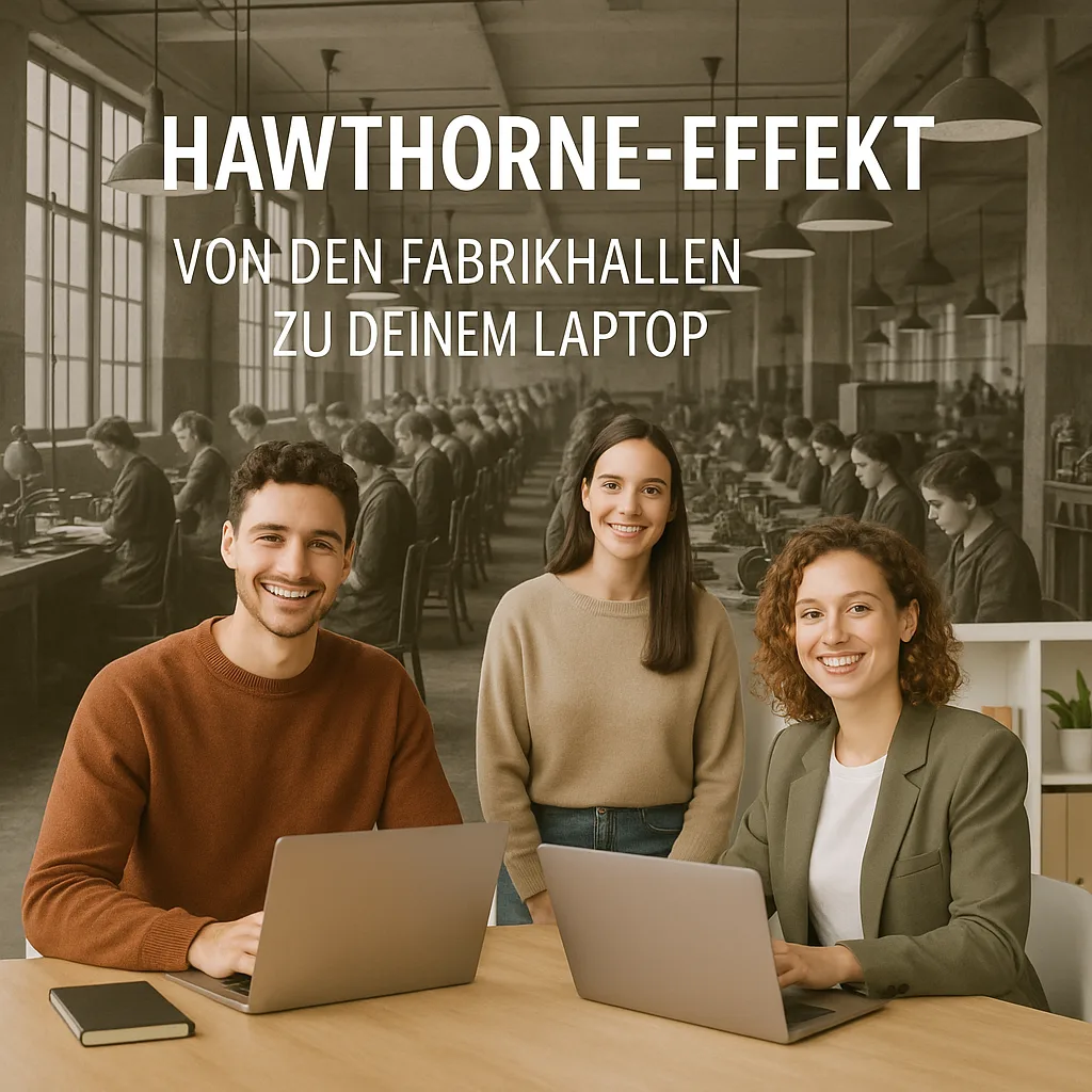 Mehr über den Artikel erfahren Hawthorne-Effekt: Von den Fabrikhallen zu deinem Laptop