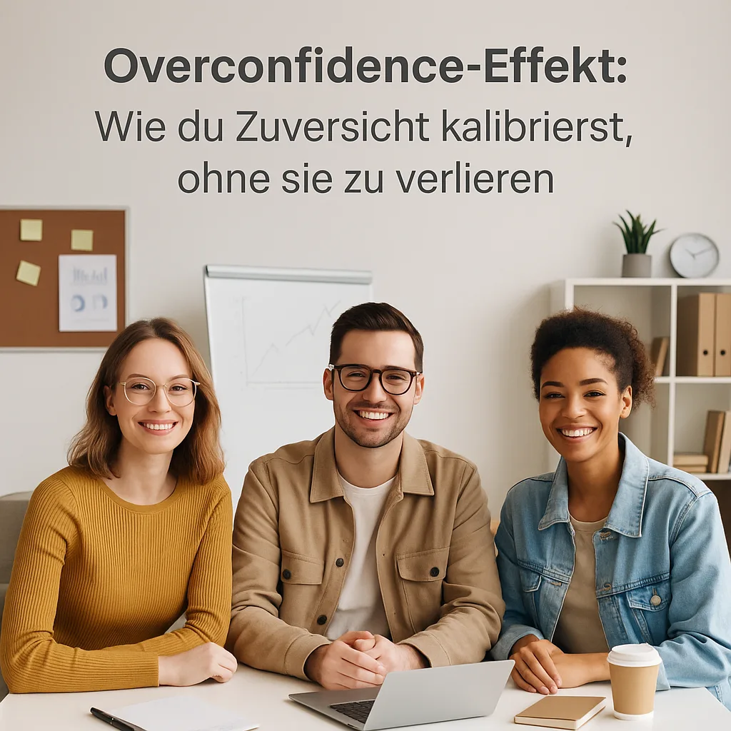 Mehr über den Artikel erfahren Overconfidence-Effekt: Wie du Zuversicht kalibrierst, ohne sie zu verlieren