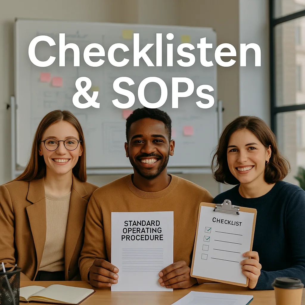Mehr über den Artikel erfahren Checklisten & SOPs: Dein doppeltes Navigationssystem für klare, sichere und effiziente Abläufe