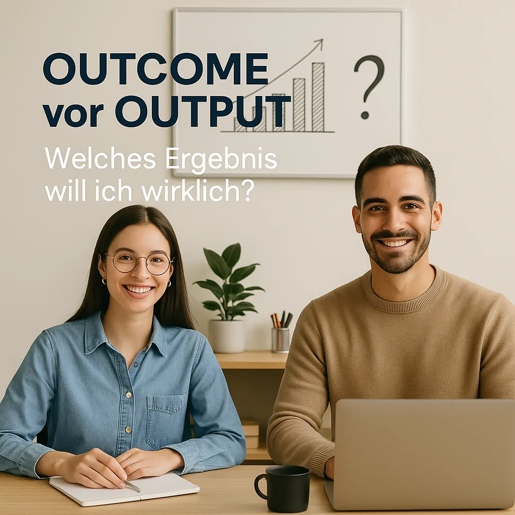 Mehr über den Artikel erfahren Outcome vor Output. Welches Ergebnis will ich wirklich?