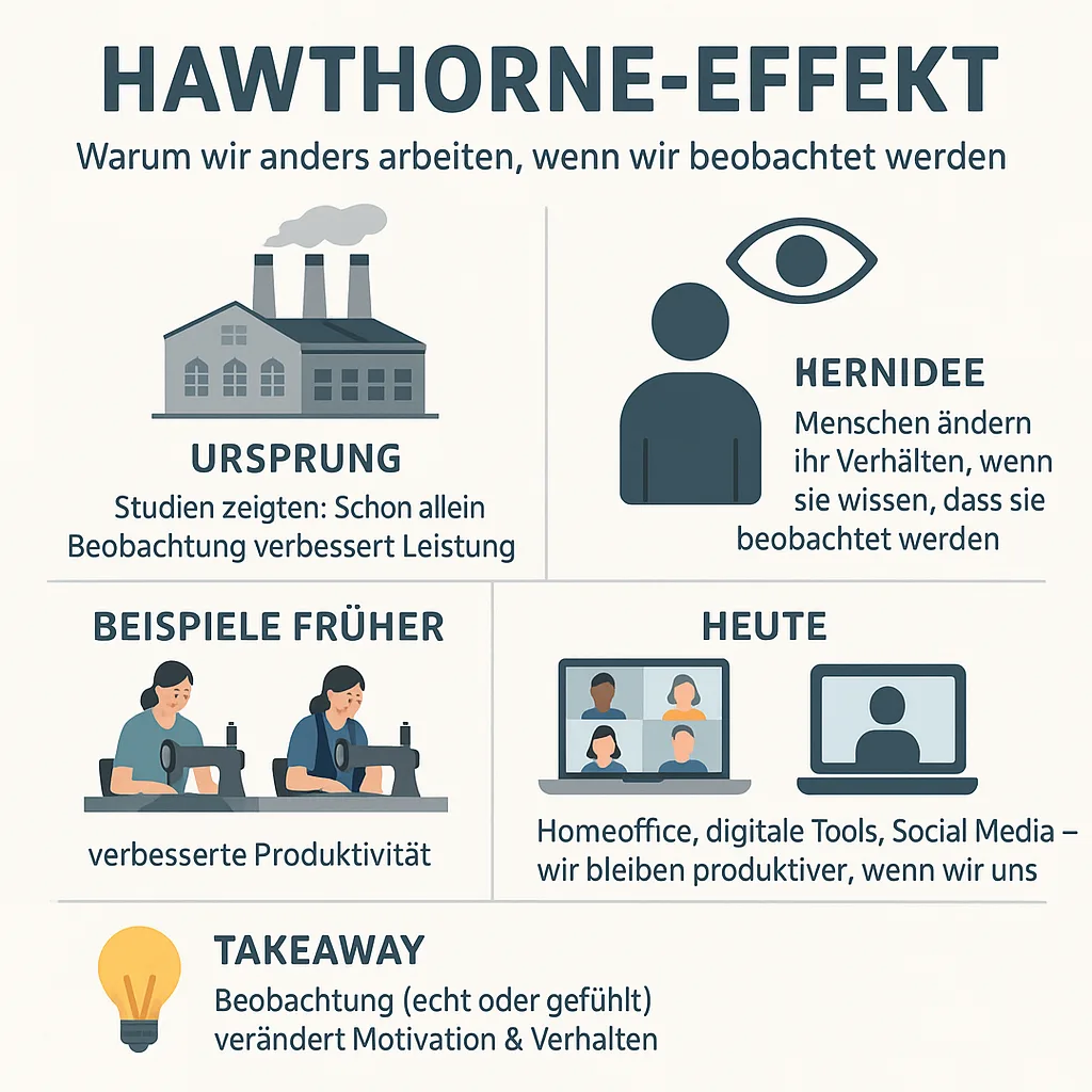 Hawthorne-Effekt: Von den Fabrikhallen zu deinem Laptop