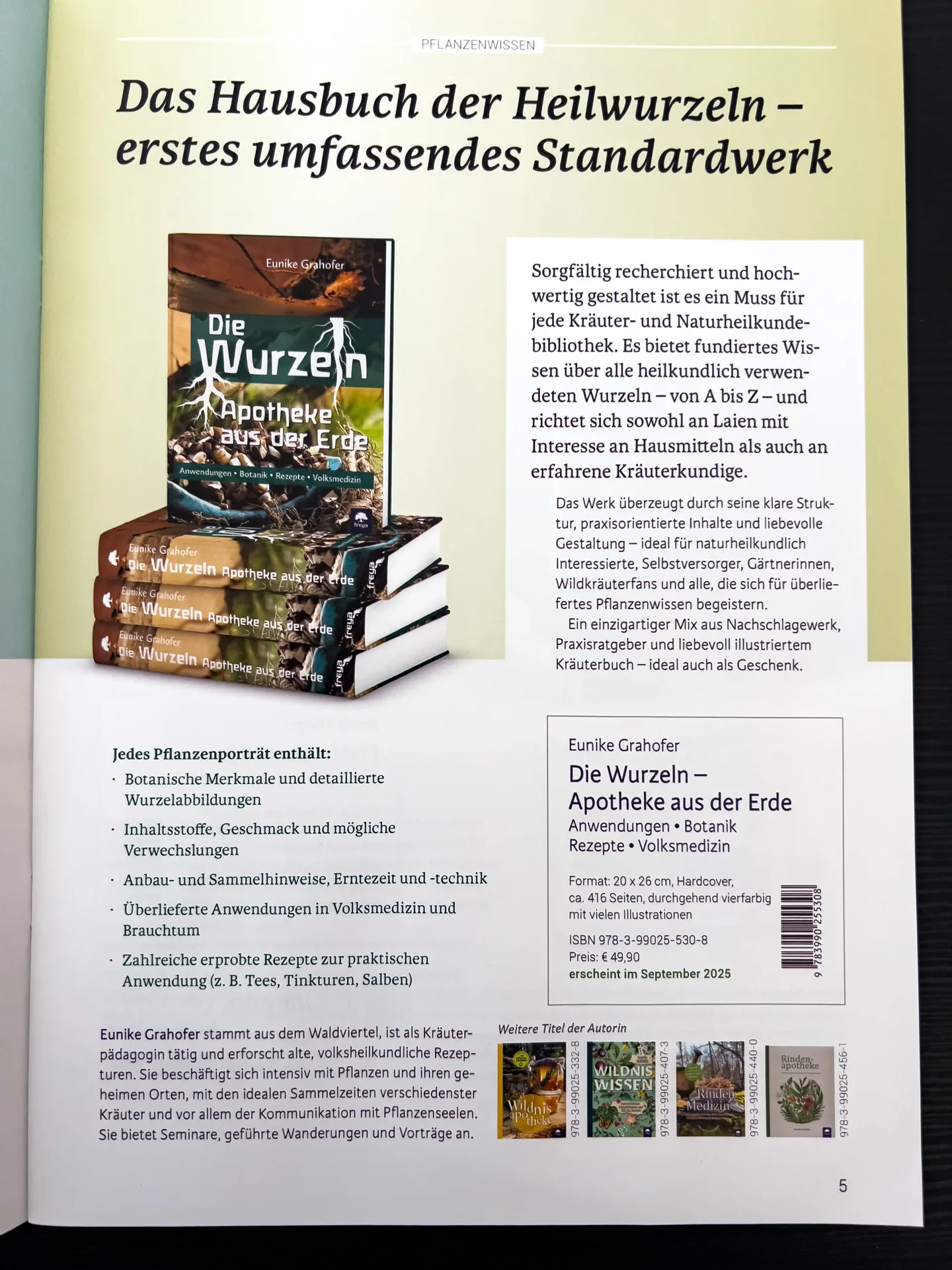 Wurzeln: Apotheke aus der Erde. Anwendungen, Botanik, Rezepte, Volksmedizin von Eunike Grahofer