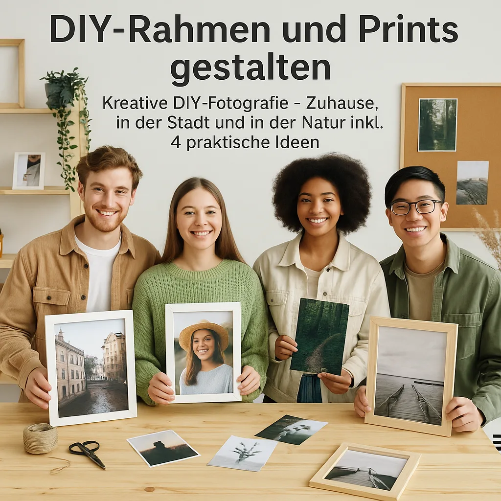 DIY-Rahmen und Prints gestalten für DIY Fotografie. Kreative DIY-Fotografie – Zuhause, in der Stadt und in der Natur inkl. 4 praktische Ideen