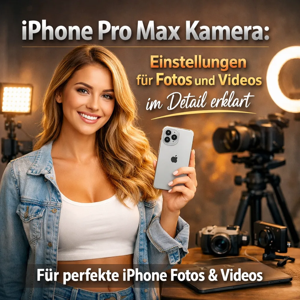 Mehr über den Artikel erfahren iPhone Pro Max Kamera: Einstellungen für Fotos und Videos im Detail erklärt inkl. 17-Punkte-Checkliste für perfekte iPhone Fotos & Videos