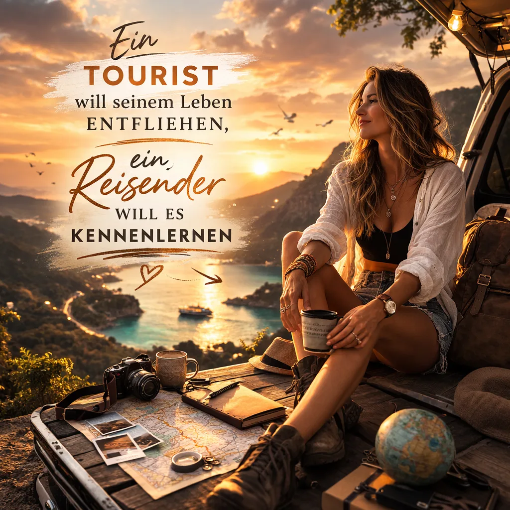 Ein Tourist will seinem Leben entfliehen, ein Reisender will es kennenlernen