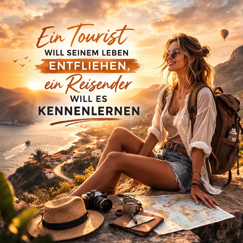 Mehr über den Artikel erfahren Ein Tourist will seinem Leben entfliehen, ein Reisender will es kennenlernen
