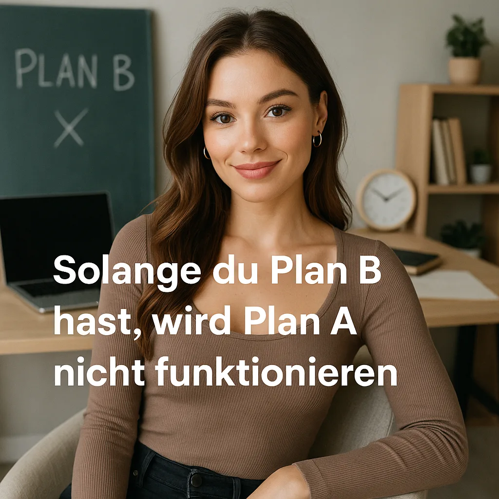 Mehr über den Artikel erfahren Solange du Plan B hast, wird Plan A nicht funktionieren inkl. 37 ausführliche Tipps und Tricks gegen Selbstsabotage