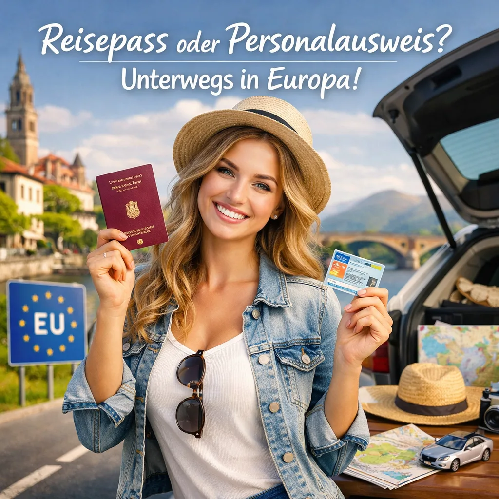 Mehr über den Artikel erfahren Reisepass oder Personalausweis bei Reisen innerhalb der EU. Roadtrip in Europa.