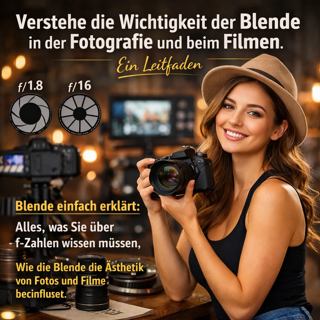 Mehr über den Artikel erfahren Verstehe die Wichtigkeit der Blende in der Fotografie und beim Filmen. Ein Leitfaden. Blende einfach erklärt: Alles, was Sie über f-Zahlen wissen müssen. Wie die Blende die Ästhetik von Fotos und Filme beeinflusst