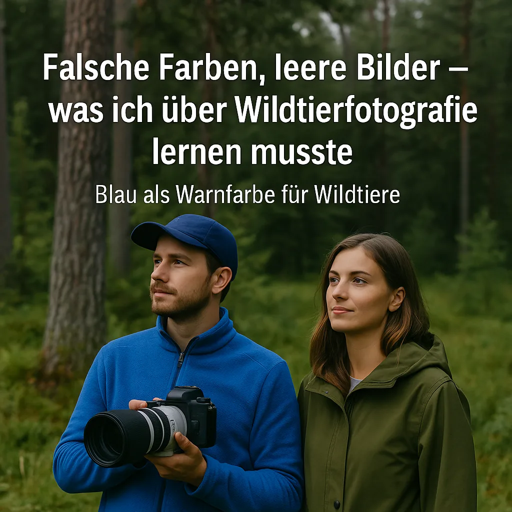Mehr über den Artikel erfahren Blau als Warnfarbe für Wildtiere: Falsche Farben, leere Bilder – was ich über Wildtierfotografie lernen musste inkl. 37 praxisnahe Foto-Tipps und Tricks
