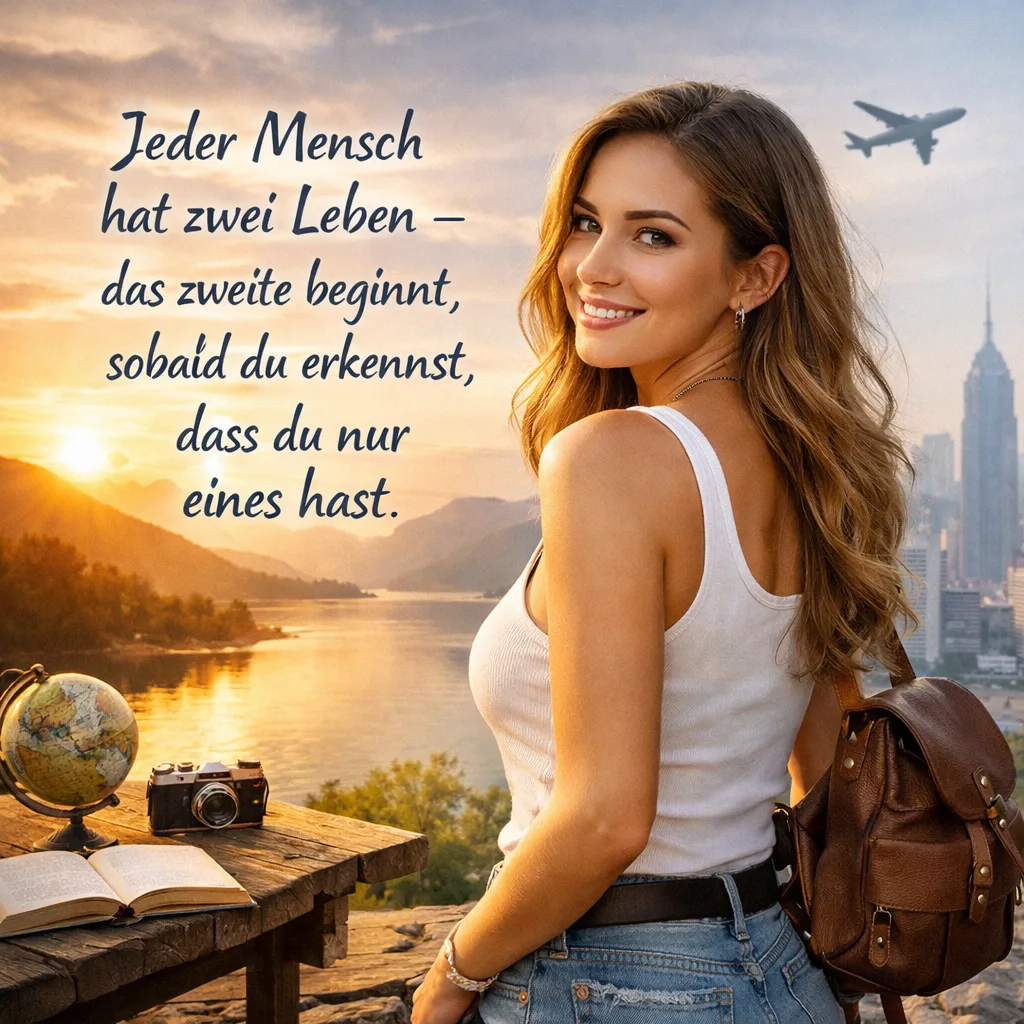 Jeder Mensch hat zwei Leben – das zweite beginnt, sobald du erkennst, dass du nur eines hast
