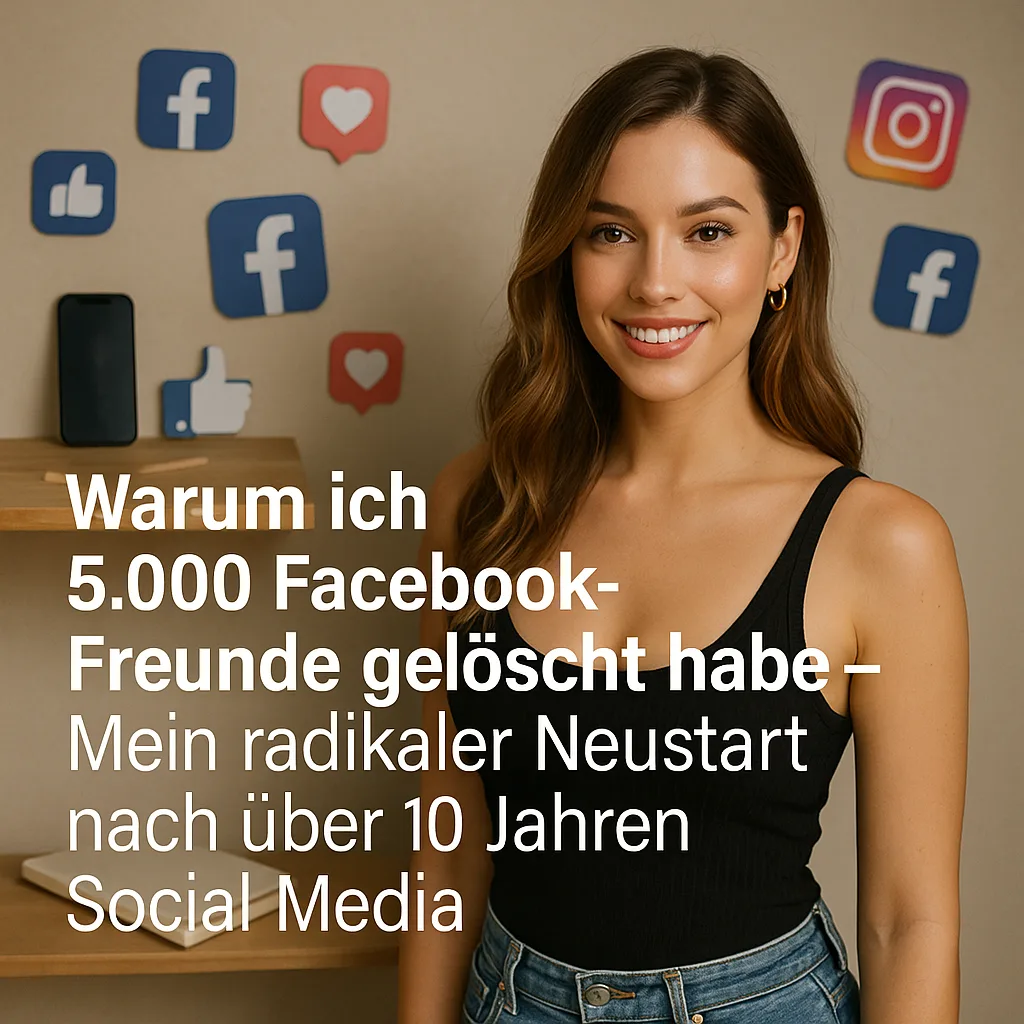 Mehr über den Artikel erfahren Warum ich 5.000 Facebook-Freunde gelöscht habe – Mein radikaler Neustart nach über 10 Jahren Social Media inkl. 10 Tipps, Tricks & Ideen für ein selbstbestimmtes digitales Leben