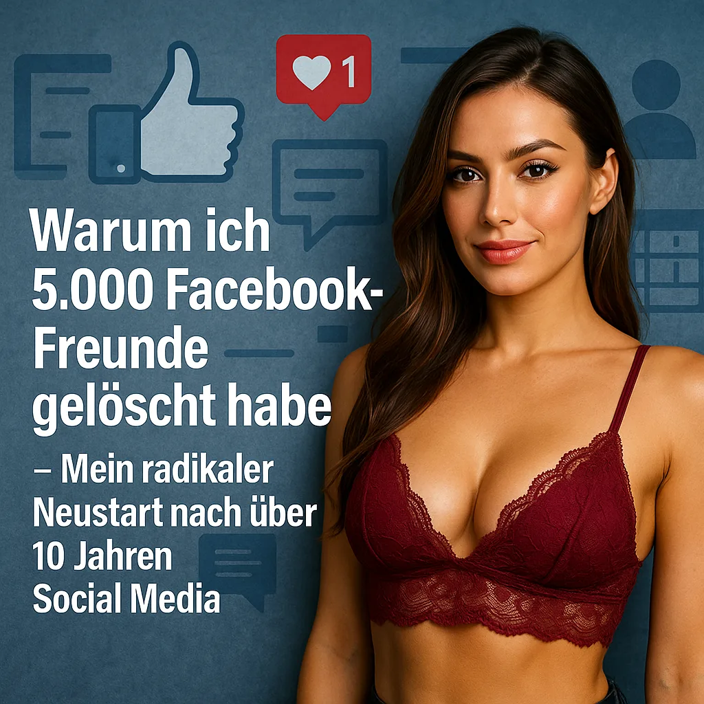 Warum ich 5.000 Facebook-Freunde gelöscht habe – Mein radikaler Neustart nach über 10 Jahren Social Media. Oberflächlich geht immer