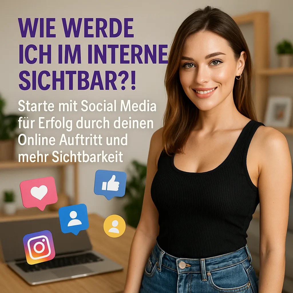 Wie werde ich im Internet sichtbar?!: Starte mit Social Media für Erfolg durch deinen Online Auftritt und mehr Sichtbarkeit