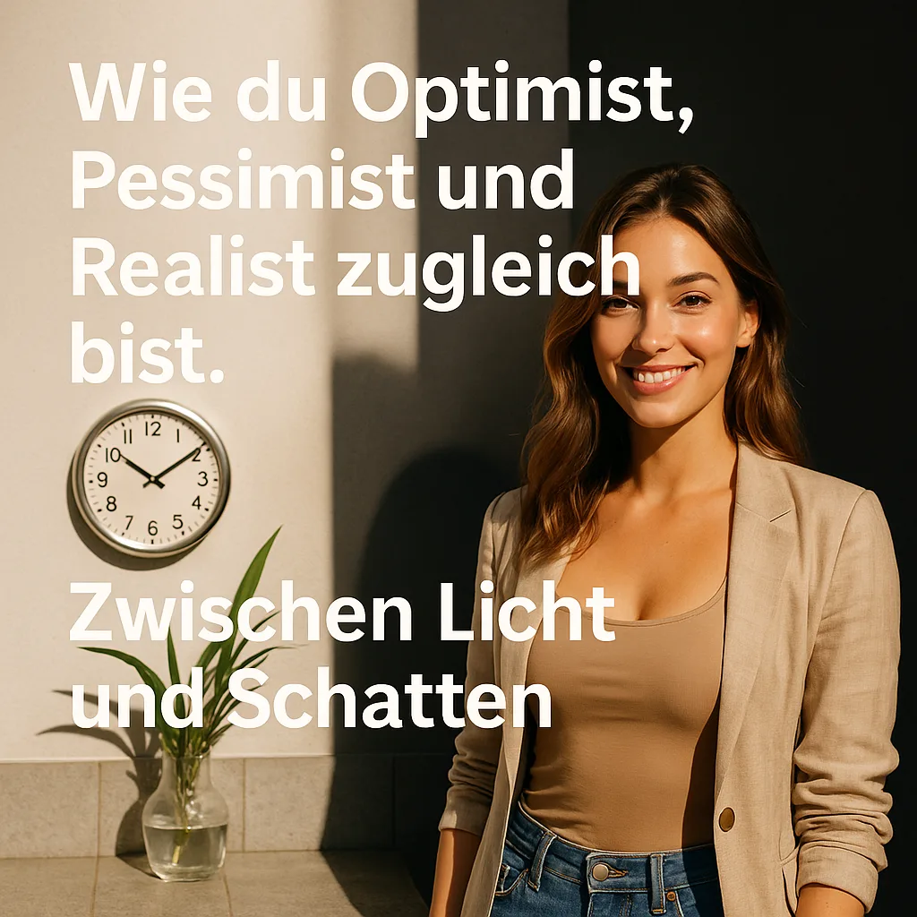 Mehr über den Artikel erfahren Wie du Optimist, Pessimist und Realist zugleich bist. Zwischen Licht und Schatten inkl. 4 Impulse