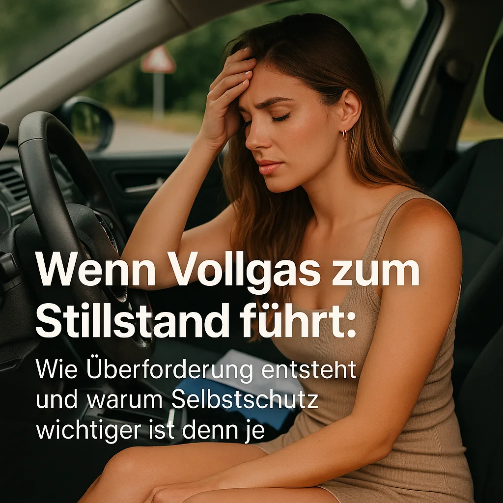 Mehr über den Artikel erfahren Wenn Vollgas zum Stillstand führt: Wie Überforderung entsteht und warum Selbstschutz wichtiger ist denn je inkl. 5 Impulse für langfristige Stabilität und Selbstbestimmung