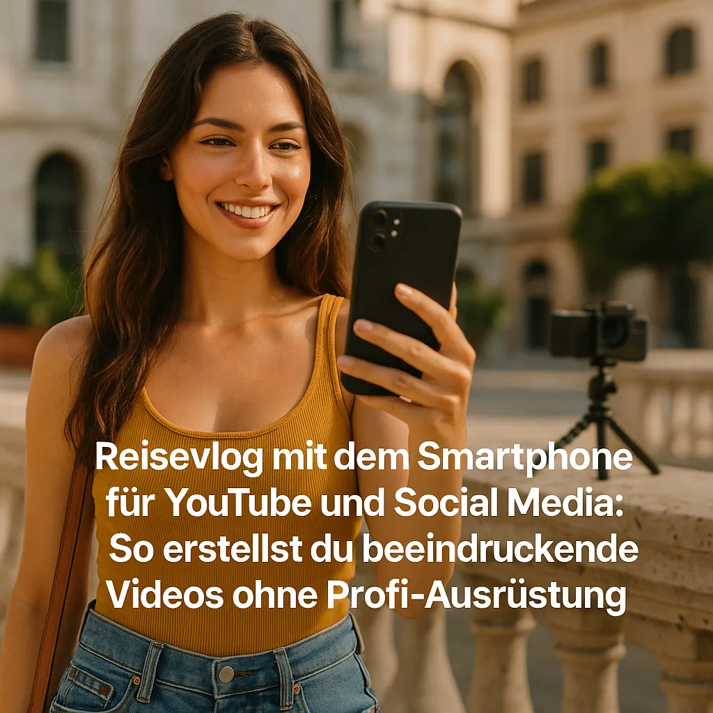 Mehr über den Artikel erfahren Reisevlog mit dem Smartphone für YouTube und Social Media: So erstellst du beeindruckende Videos ohne Profi-Ausrüstung