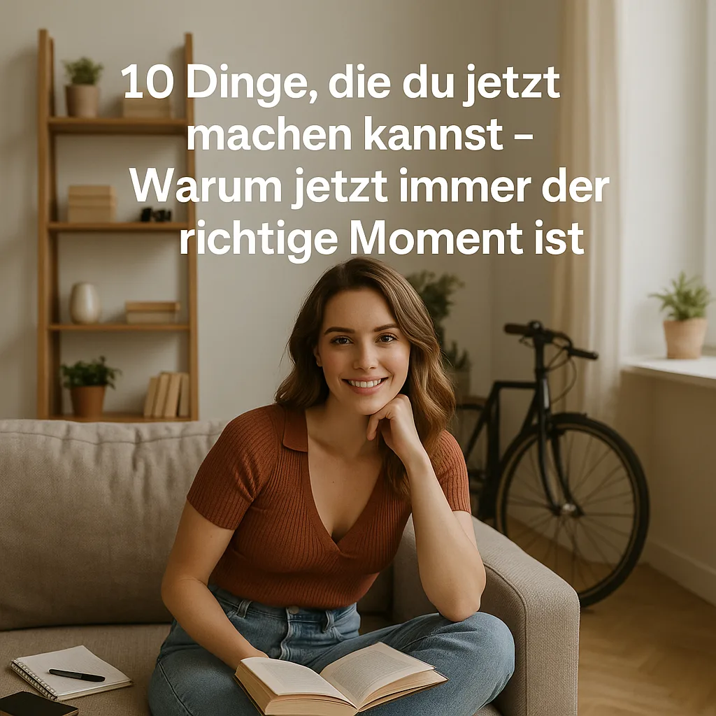 Mehr über den Artikel erfahren 10 Dinge, die du jetzt machen kannst – Warum jetzt immer der richtige Moment ist