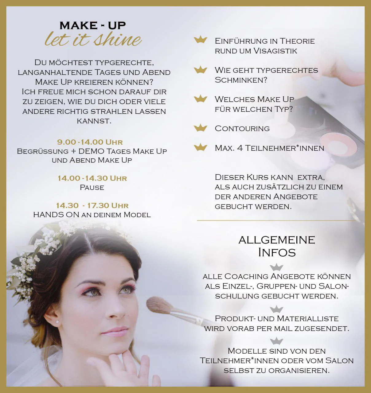 Carina Binder Hair & Make Up Artist carinabinder.com Wordpress Website günstig, einfach und effizient