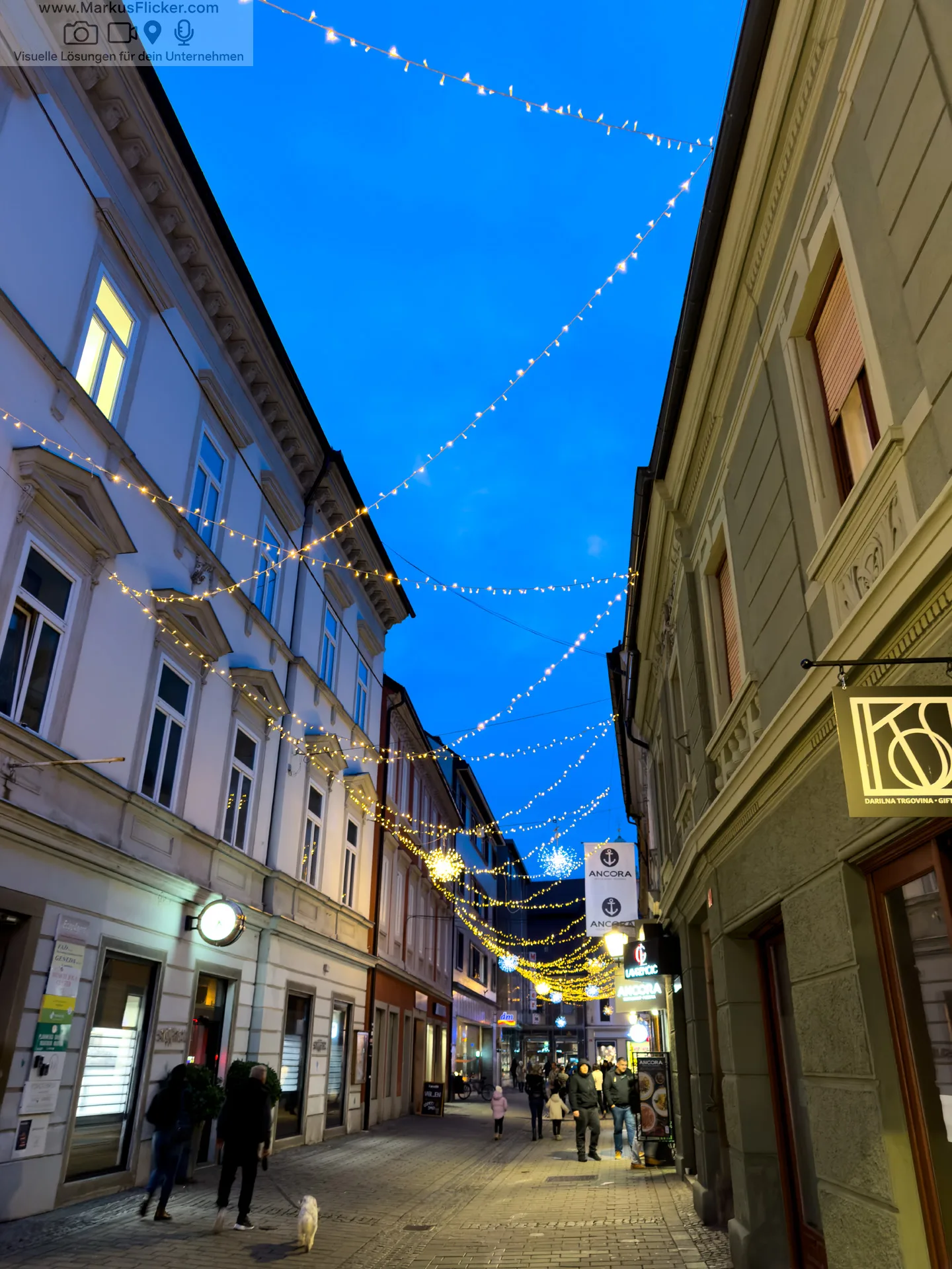 Magisches Maribor Weihnachtsmarkt Winterwunderland Advent im Winter Čarobni Maribor Riesenrad